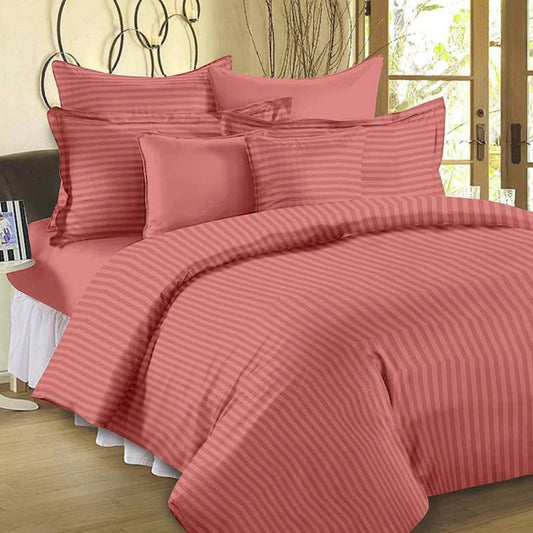 ROYAL PINK FITTED SHEET (300TC Cotton)