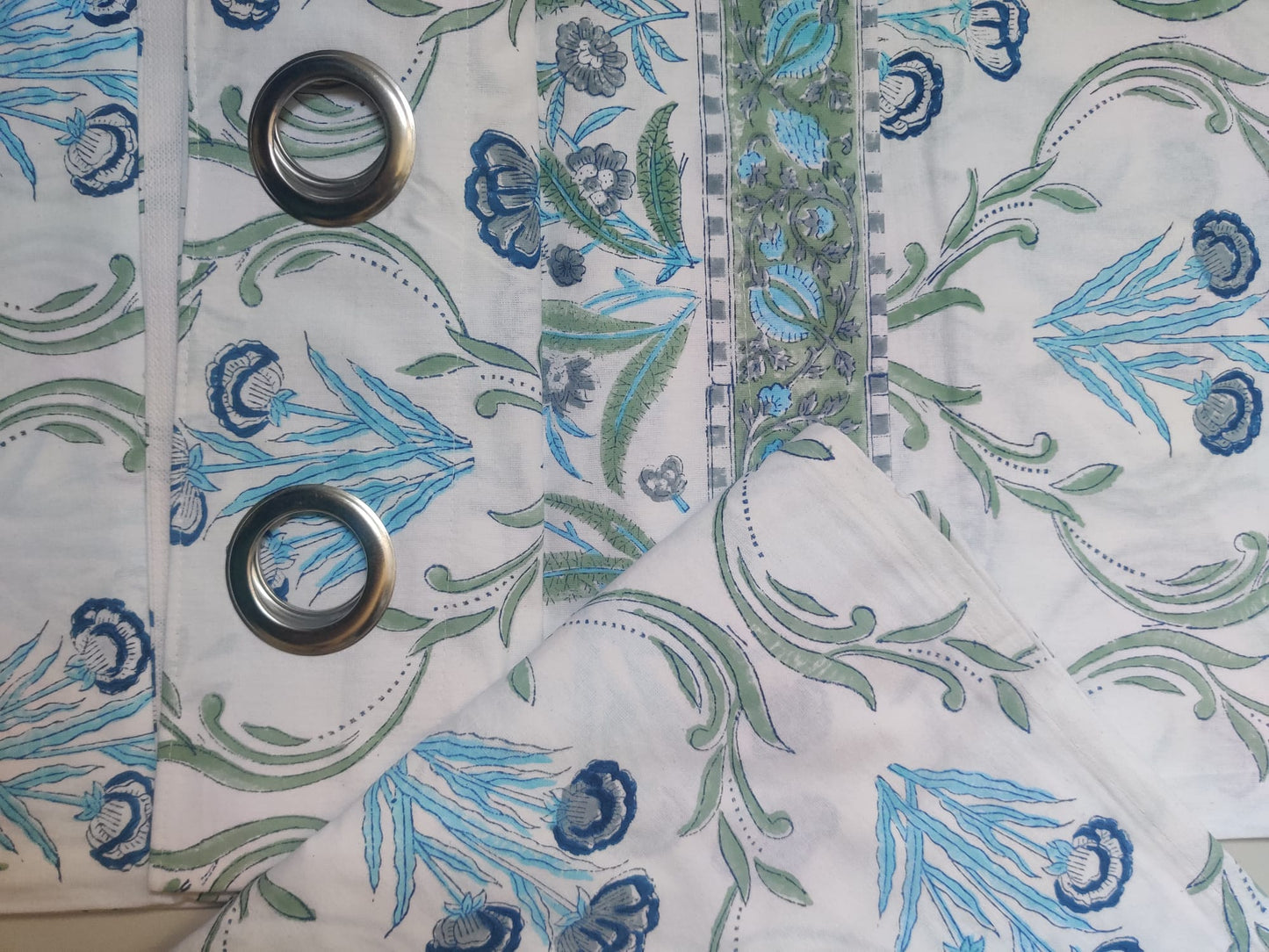 AQUA PLANT CURTAIN SET