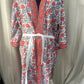 ORANGE AND RED COLORED HANDBLOCK BATHROBES